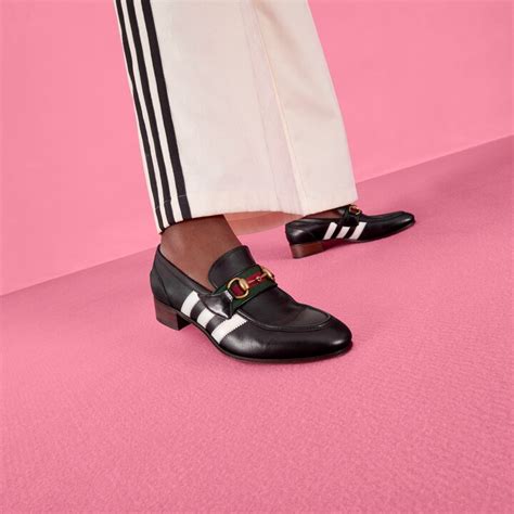 fake adidas gucci|gucci adidas loafer.